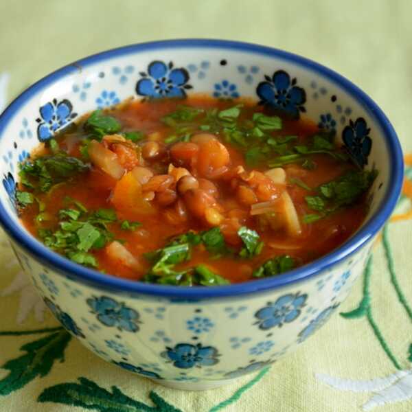 Zupa pomidorowa z zieloną soczewicą - ZnP*