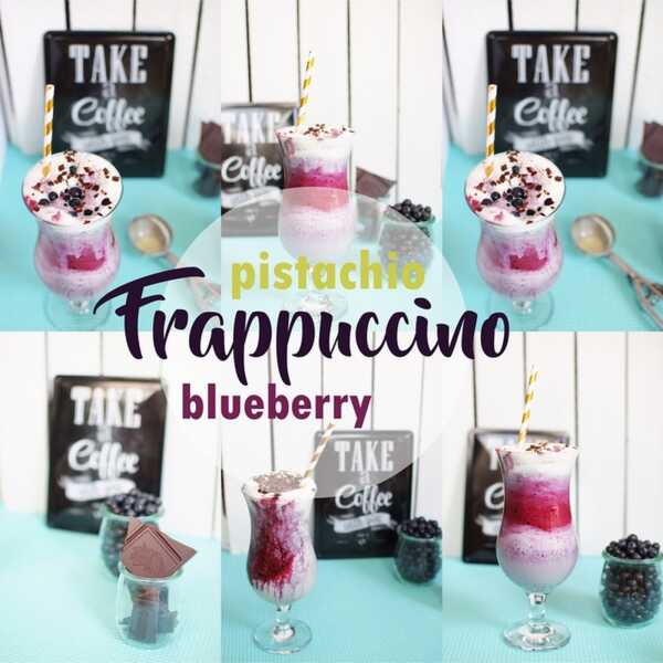 Frappuccino jagodowo - pistacjowe! Gotowe w 3 minuty!