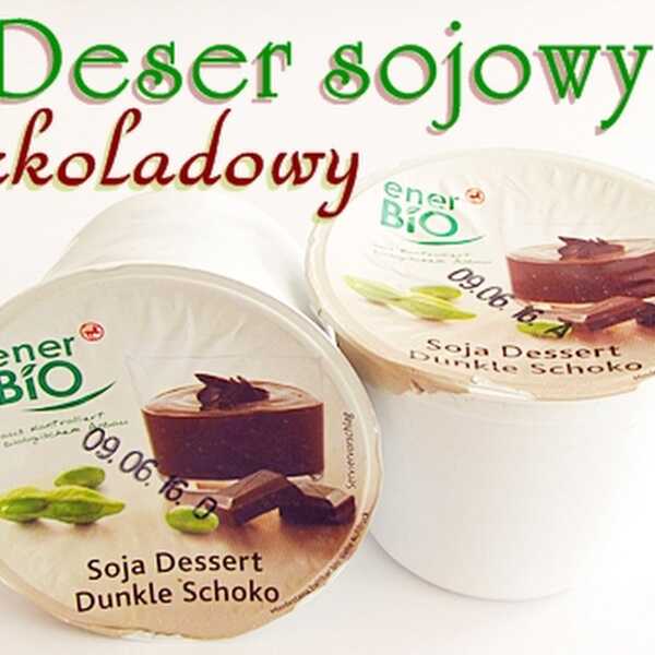 Deser sojowy o smaku gorzkiej czekolady - enerBio (Rossmann) 