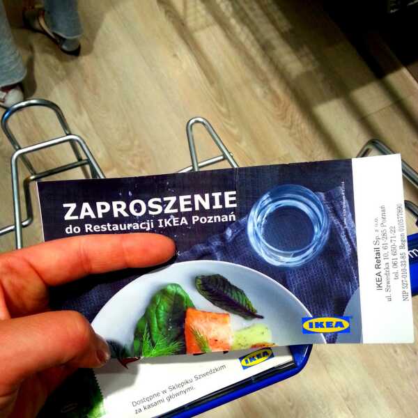 IKEA - nie tylko wyposażenie wnętrz ale także Restauracja