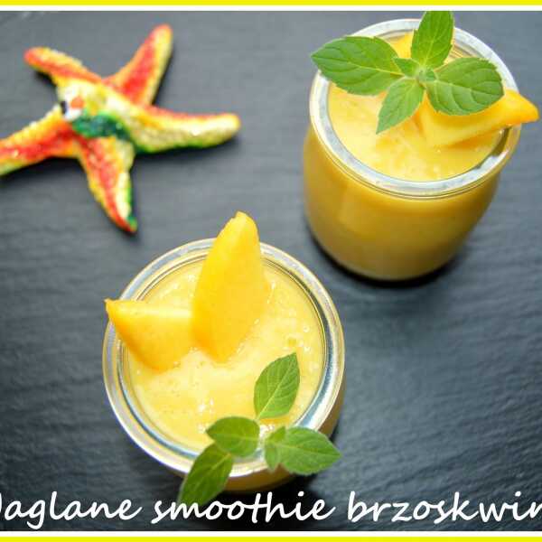 Jaglane smoothie brzoskwiniowe