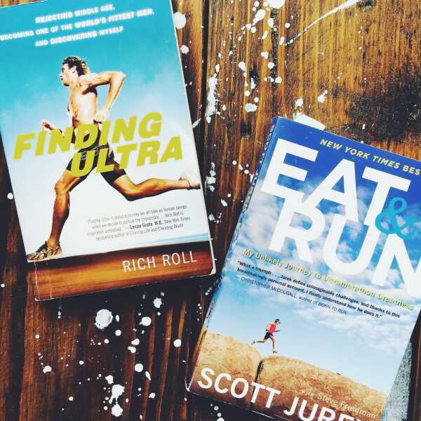 Książki o bieganiu i diecie wegańskiej