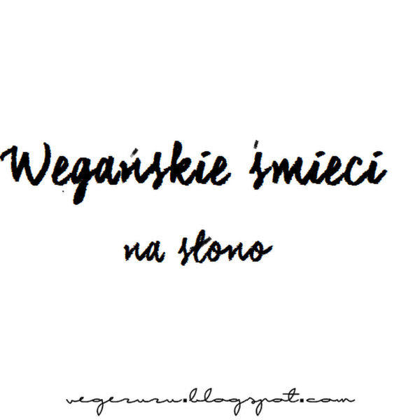 Wegańskie śmieci na słono.