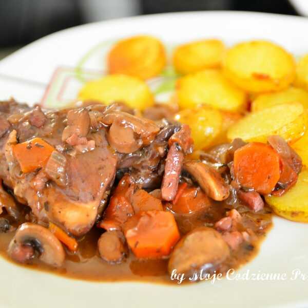 COQ AU VIN - kurczak w winie