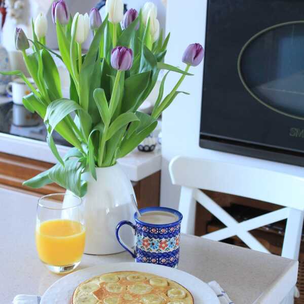 Omlet na słodko z bananem!