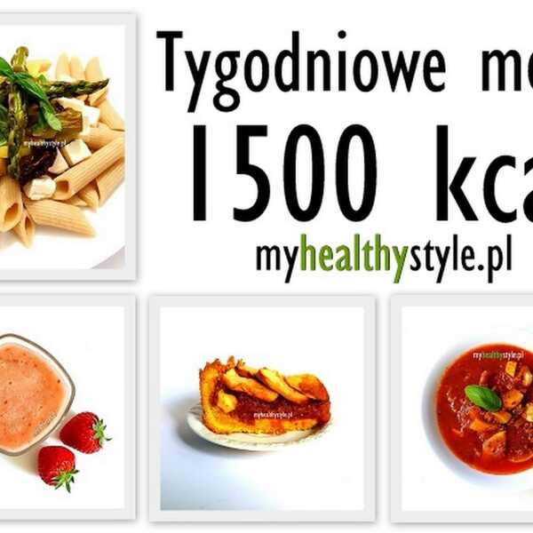 Tygodniowe menu 1500 kcal - jadłospis i przepisy #14