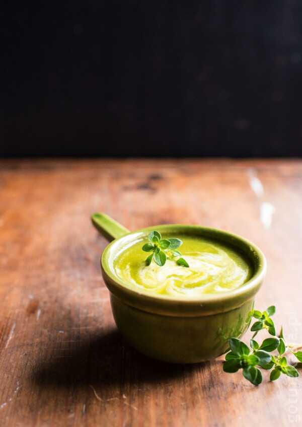Zupa z zielonej sałaty