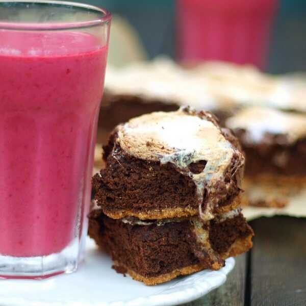 S'mores brownies