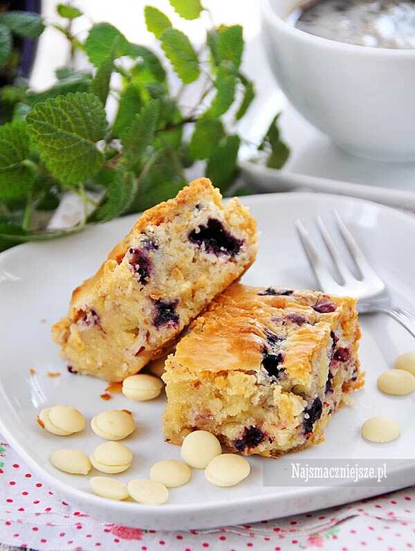 Blondies, czyli brownie z białej czekolady