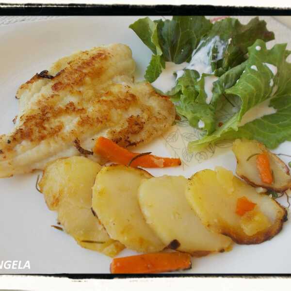 Filet z flądry w miodzie i musztardzie - Honey & Mustard Glazed Plaice Recipe - Platessa al miele e senape