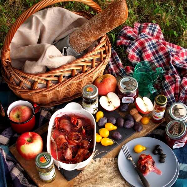 Jesienne zapiekane śliwki na piknik!