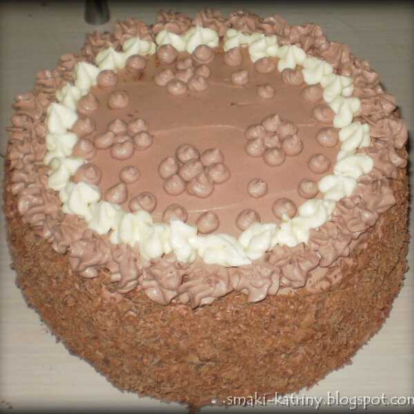 Tort kakaowo-śmietankowy :-)