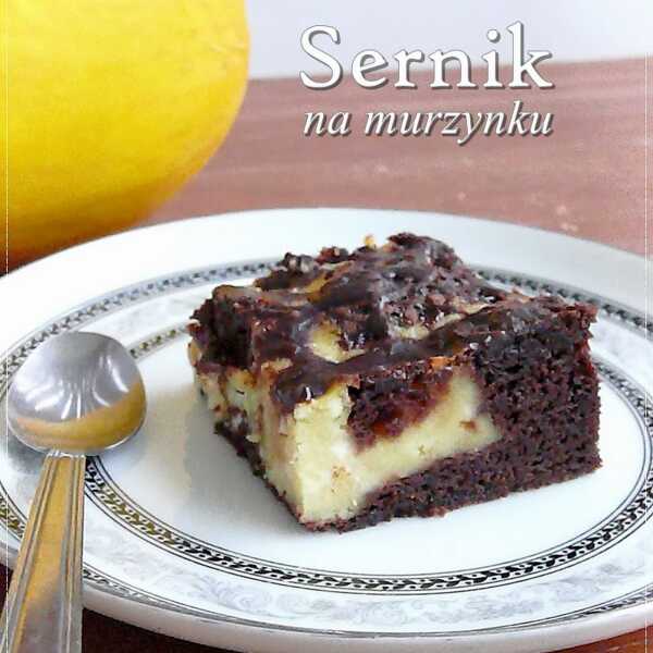 Sernik na murzynku