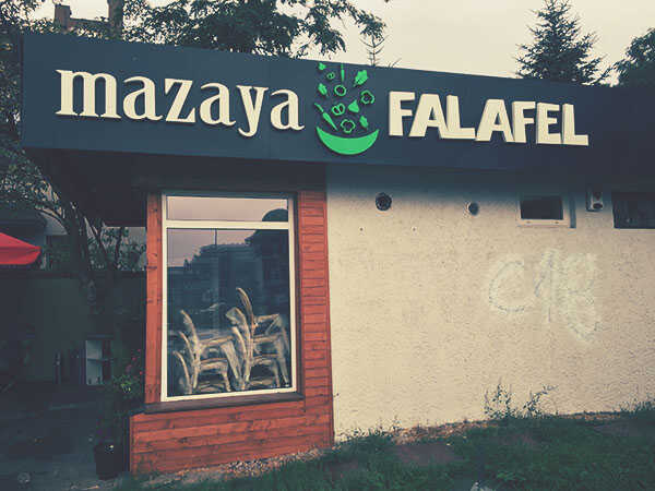 Do Mazaya falafel marsz!