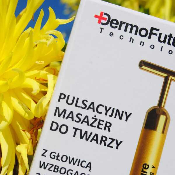 Pulsacyjny masażer do twarzy z głowicą wzbogaconą 24-karatowym złotem - Dermo Future Precision