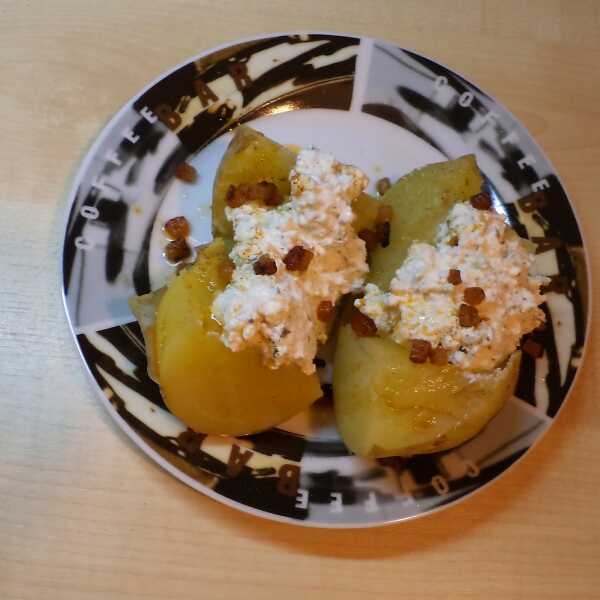 Gdy nie ma już nic w lodówce - pyry z gzikiem po mojemu/When there is nothing in the fridge - my version of traditional dish