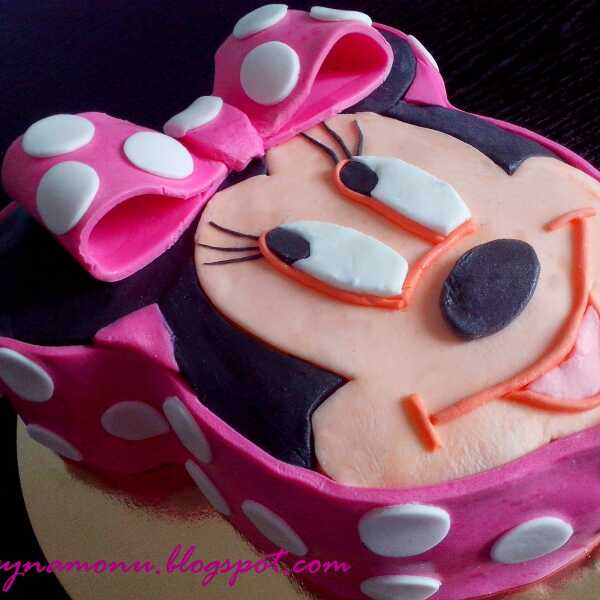 Tort z myszką Minnie Mouse