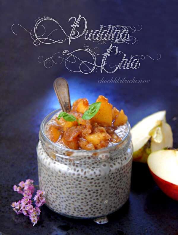 Szarlotkowy pudding chia na szybko