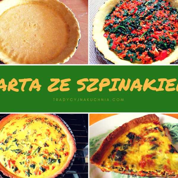 Tarta ze szpinakiem