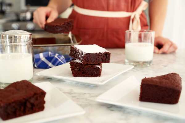 Dark Chocolate Guinness Brownies