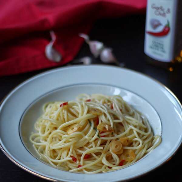 Spaghetti aglio olio