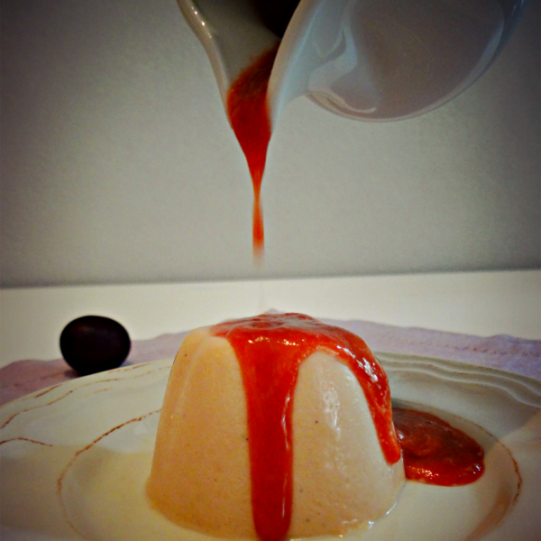 Śliwkowa panna cotta