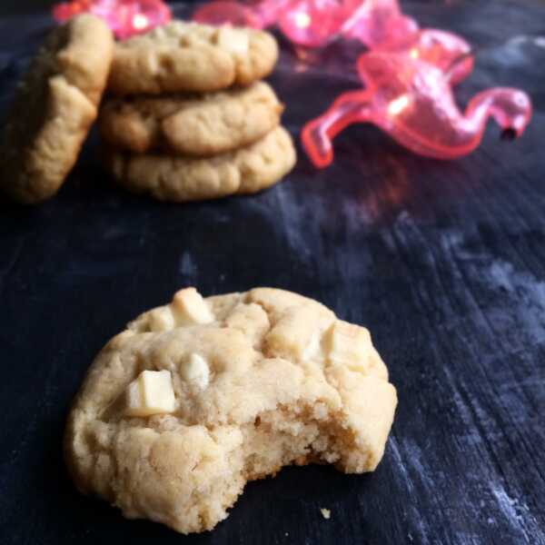 White nutella cookies