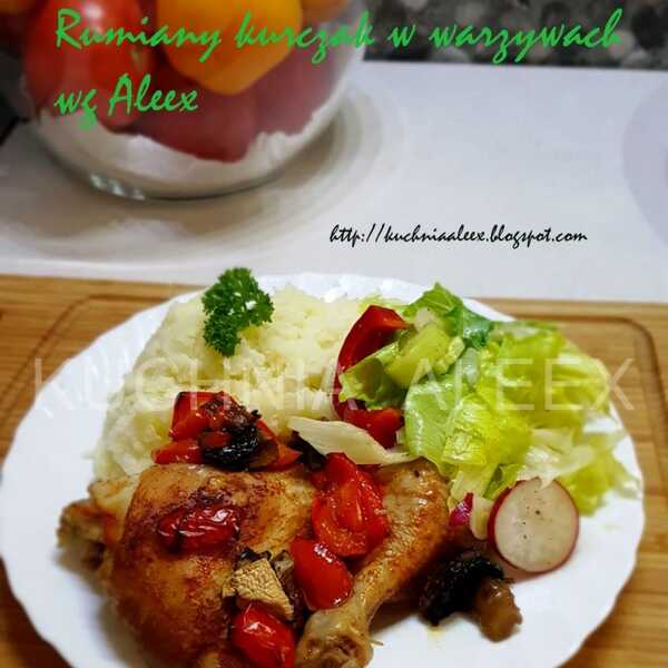 Rumiany kurczak w warzywach wg Aleex