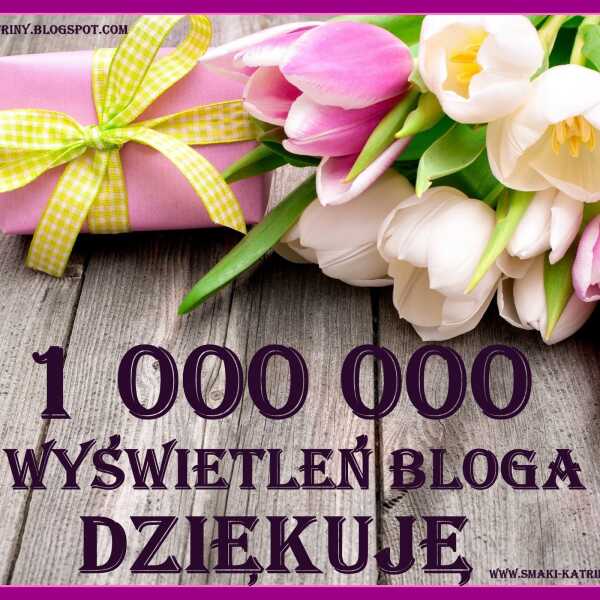 1 000 000 wyświetleń bloga, dziękuję :-)