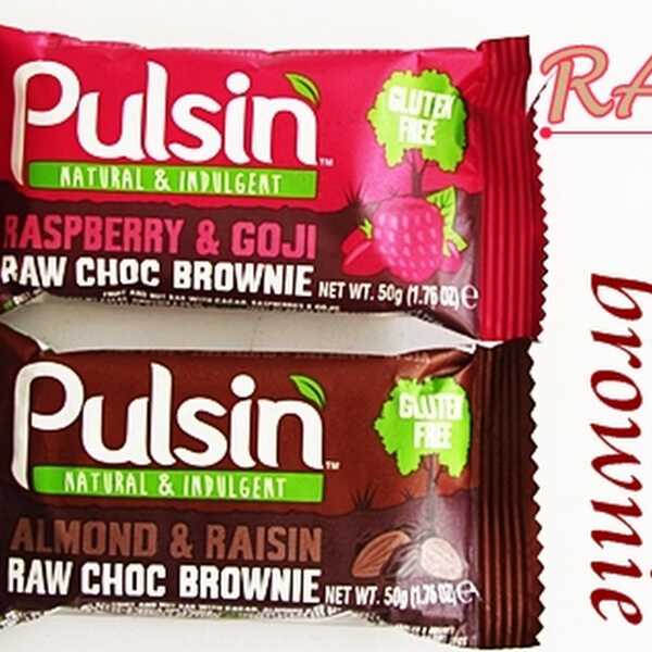 Raw batony brownie Migdały&Rodzynki / Malina&Goji - Pulsin