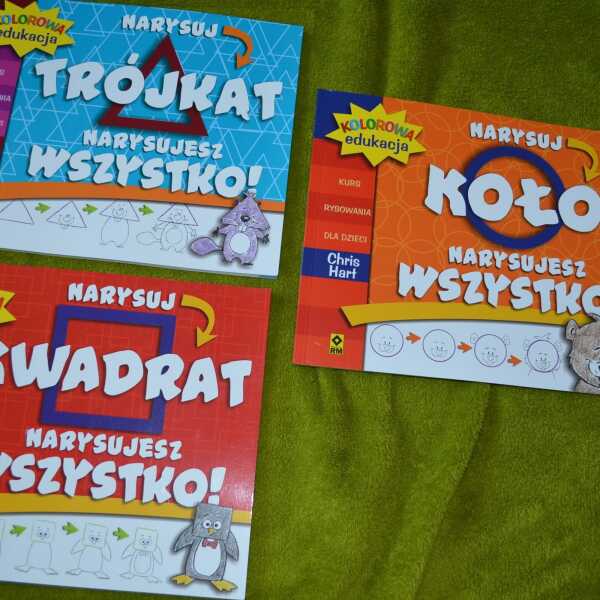 Recenzja 'Narysuj kwadrat, trójkąt lub koło- narysujesz wszystko' wyd. RM