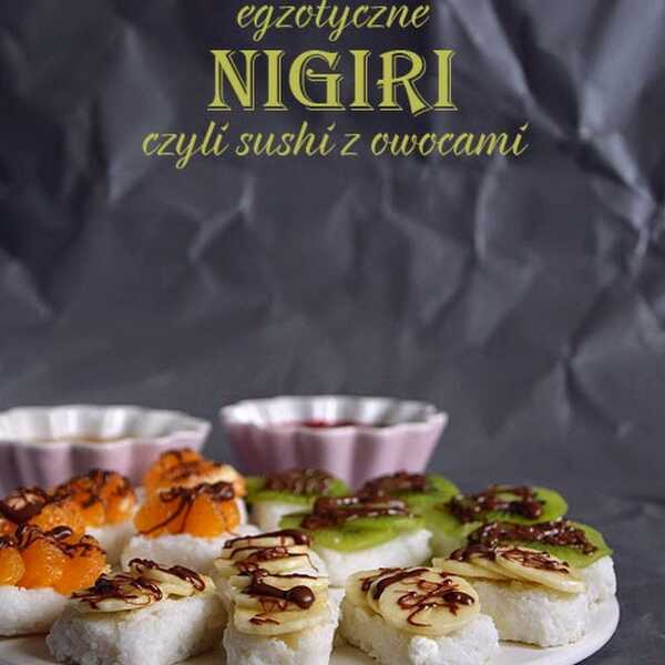 Egzotyczne nigiri, czyli sushi z owocami 