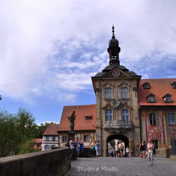 Bamberg i bamberska zupa ziemniaczana z boczkiem 