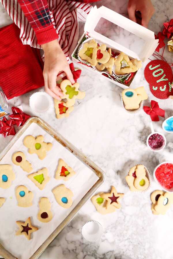 Cardamom-Spiced Stained Glass Cookies