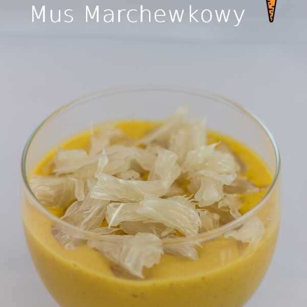 Słodki Mus Marchewkowy z Pomelo / Sweet Carrot Mousse with Pomelo (raw)