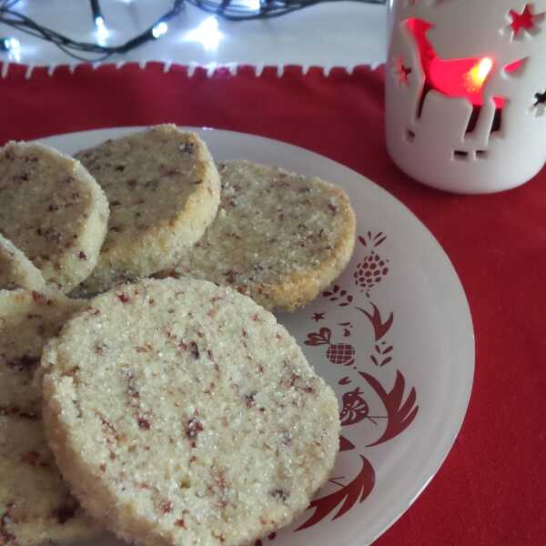 Cranberry Noel - kruche ciastka z żurawiną