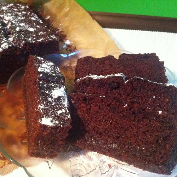 Mokre ciasto czekoladowe
