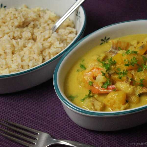 Curry rybno-krewetkowe