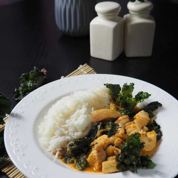 Curry z kurczakiem i kalerosse