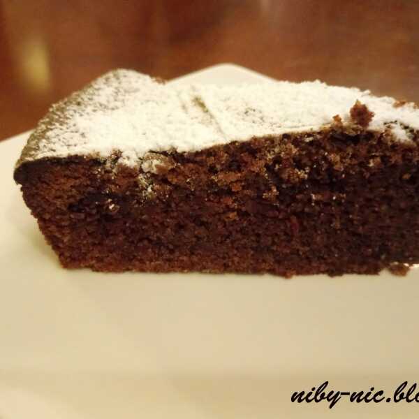 Migdałowe ciasto czekoladowe - torta caprese