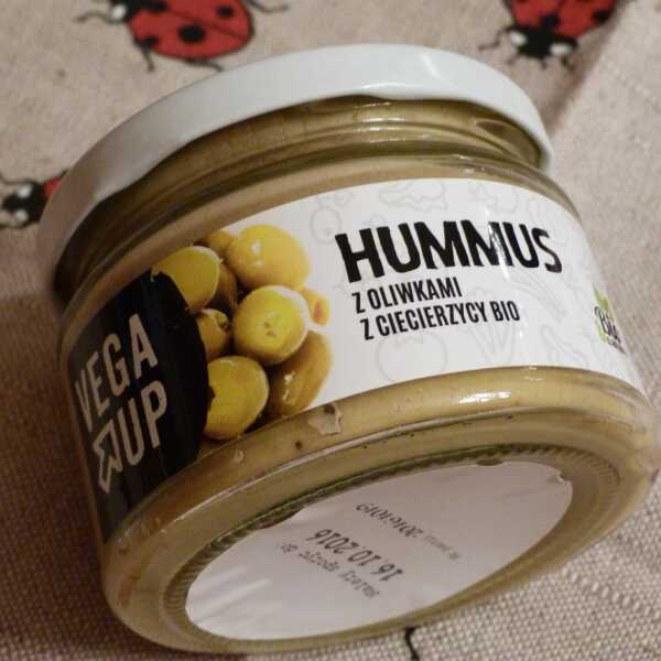 Hummus VegaUp! cytrynowy i oliwkowy
