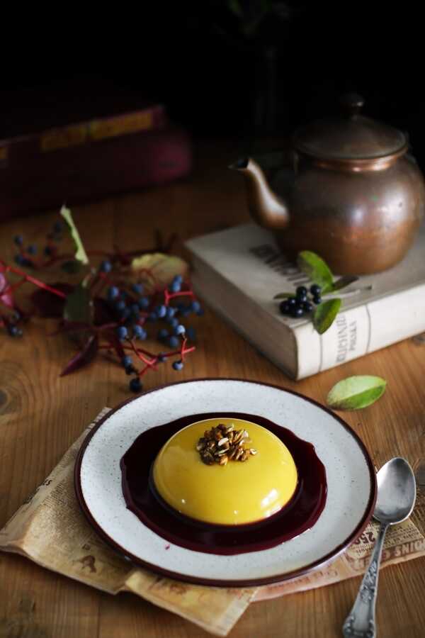 Dyniowa panna cotta