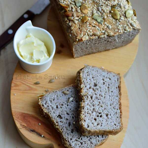 Chleb z kaszy gryczanej (bez mąki i drożdży)