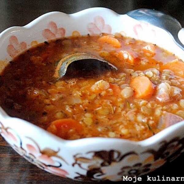 Greek Lentil Soup (Fakes) - Grecka zupa z soczewicy