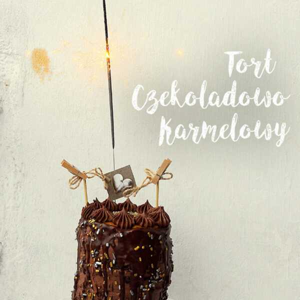 Tort czekoladowo-karmelowy