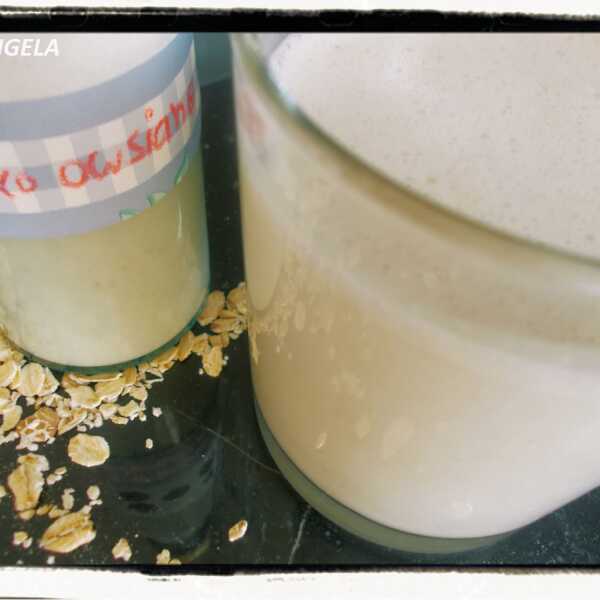 Mleko owsiano - kokosowe (domowe) - Homemade Oat & Coconut Milk - Latte di avena e cocco fatto in casa