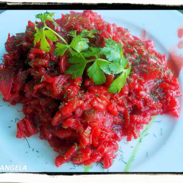 Buraczane risotto - Beetroot Risotto Recipe - Risotto con rape rosse