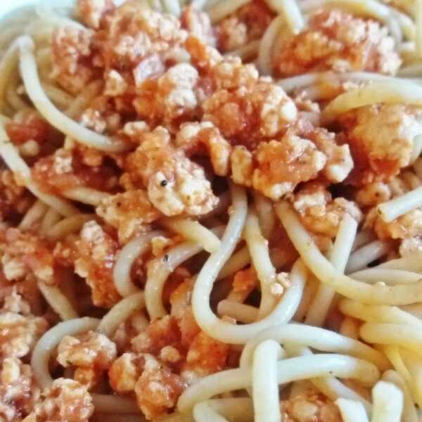 Spaghetti z kurczaka