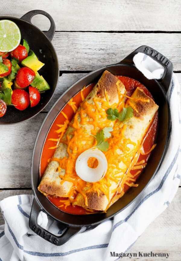 Enchilada wegetariańska z serem