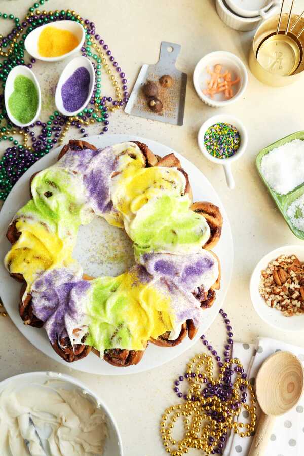 Cinnamon Roll King Cake